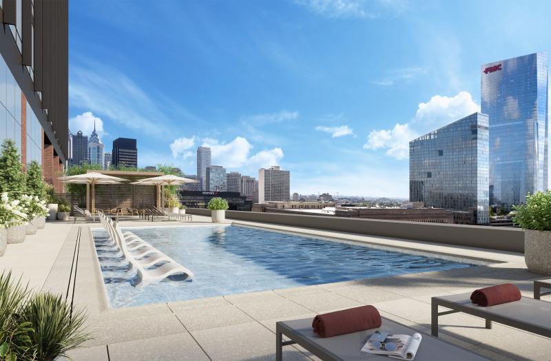 First Look at New Residential Project, Avira, in Schuylkill Yards