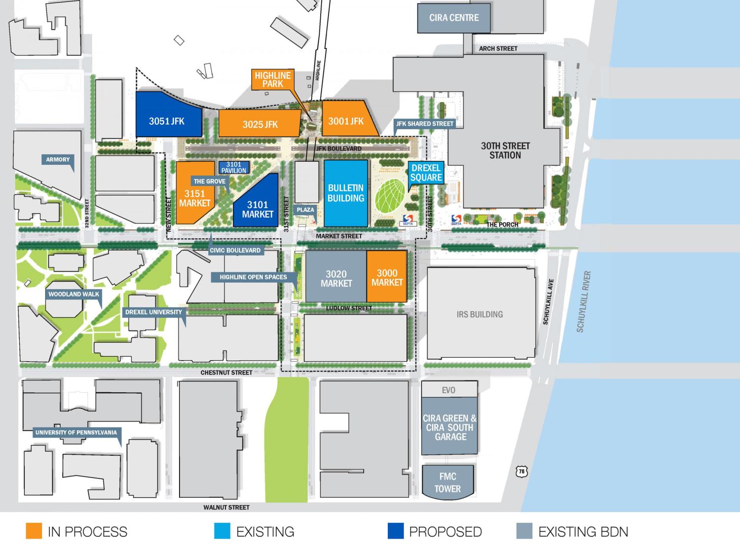 Schuylkill Yards Master Plan 2020