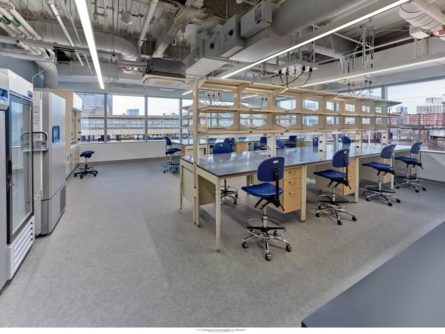 View of a lab at B.Labs