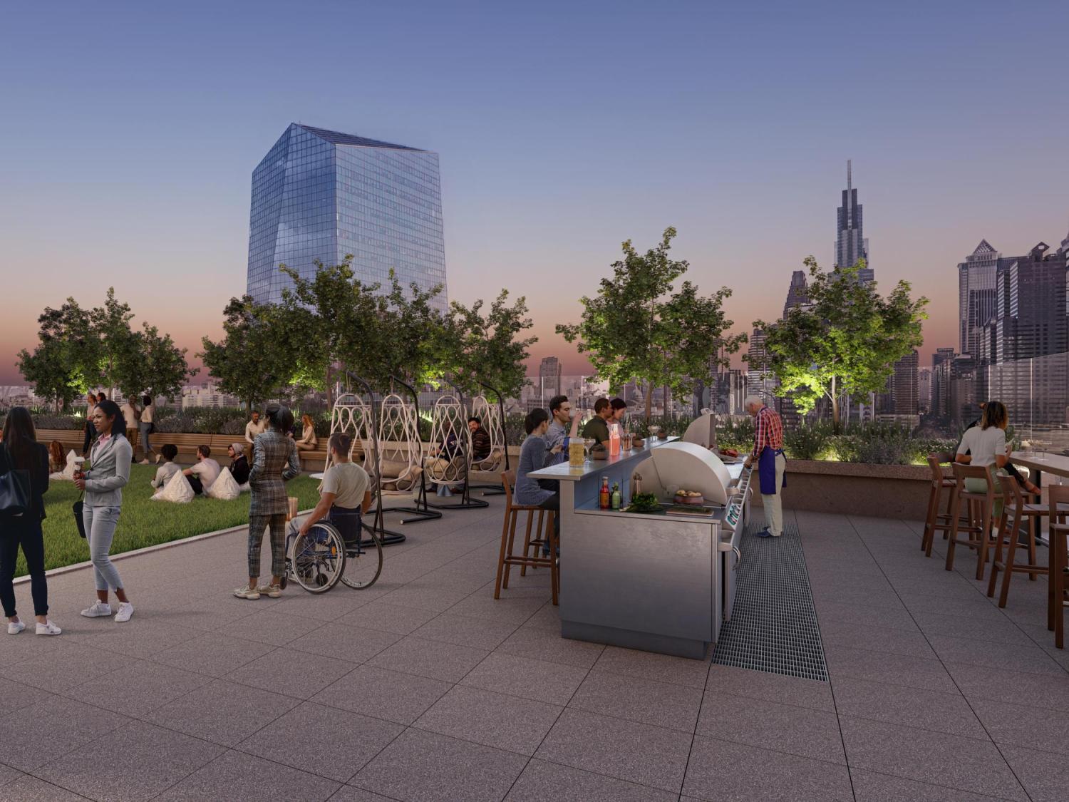 Amenity Deck at 3025 JFK Blvd