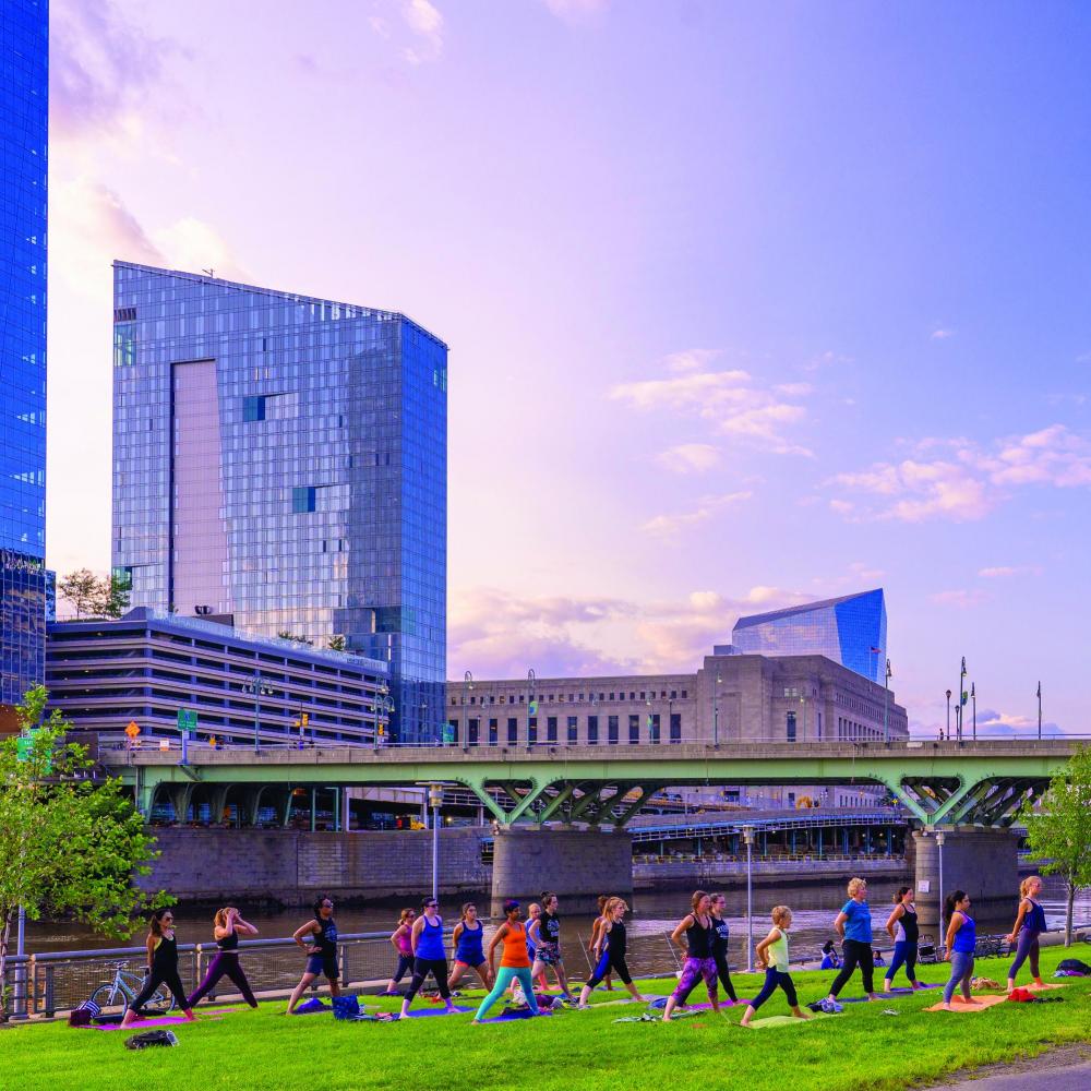 Schuylkill River Trail Yoga