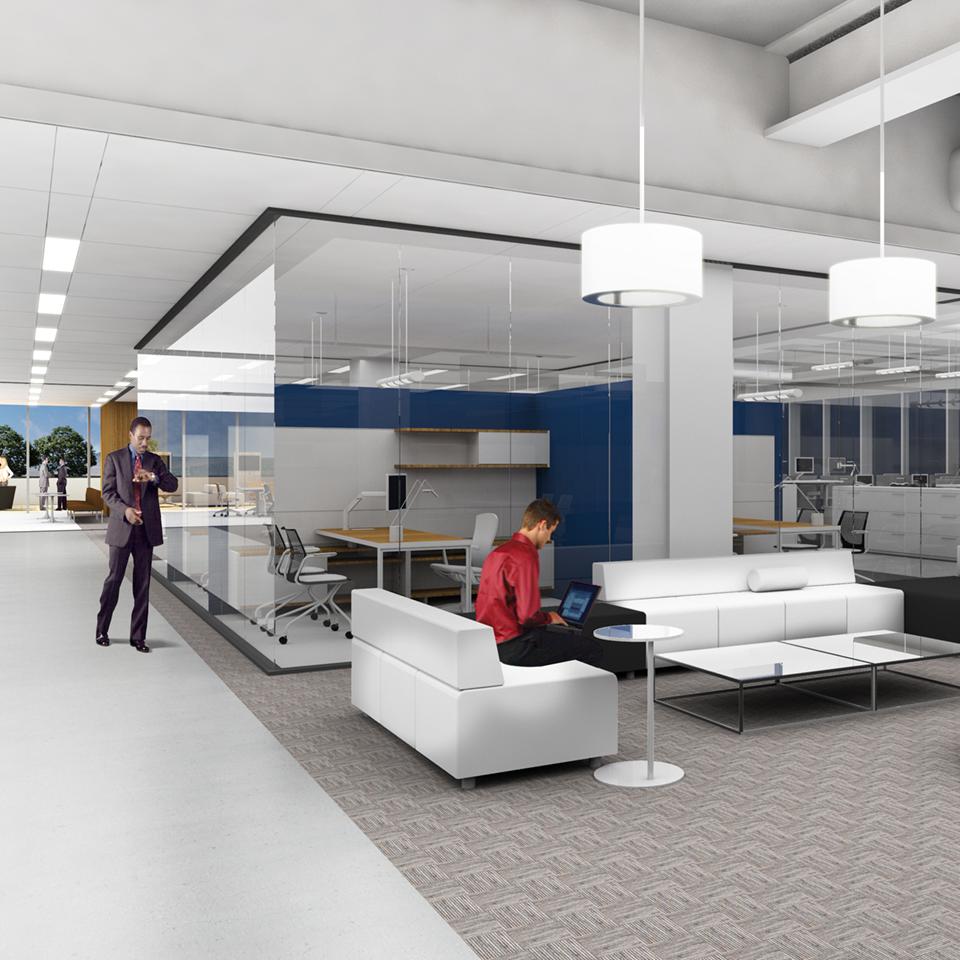 Rendering of  Metroplex II office